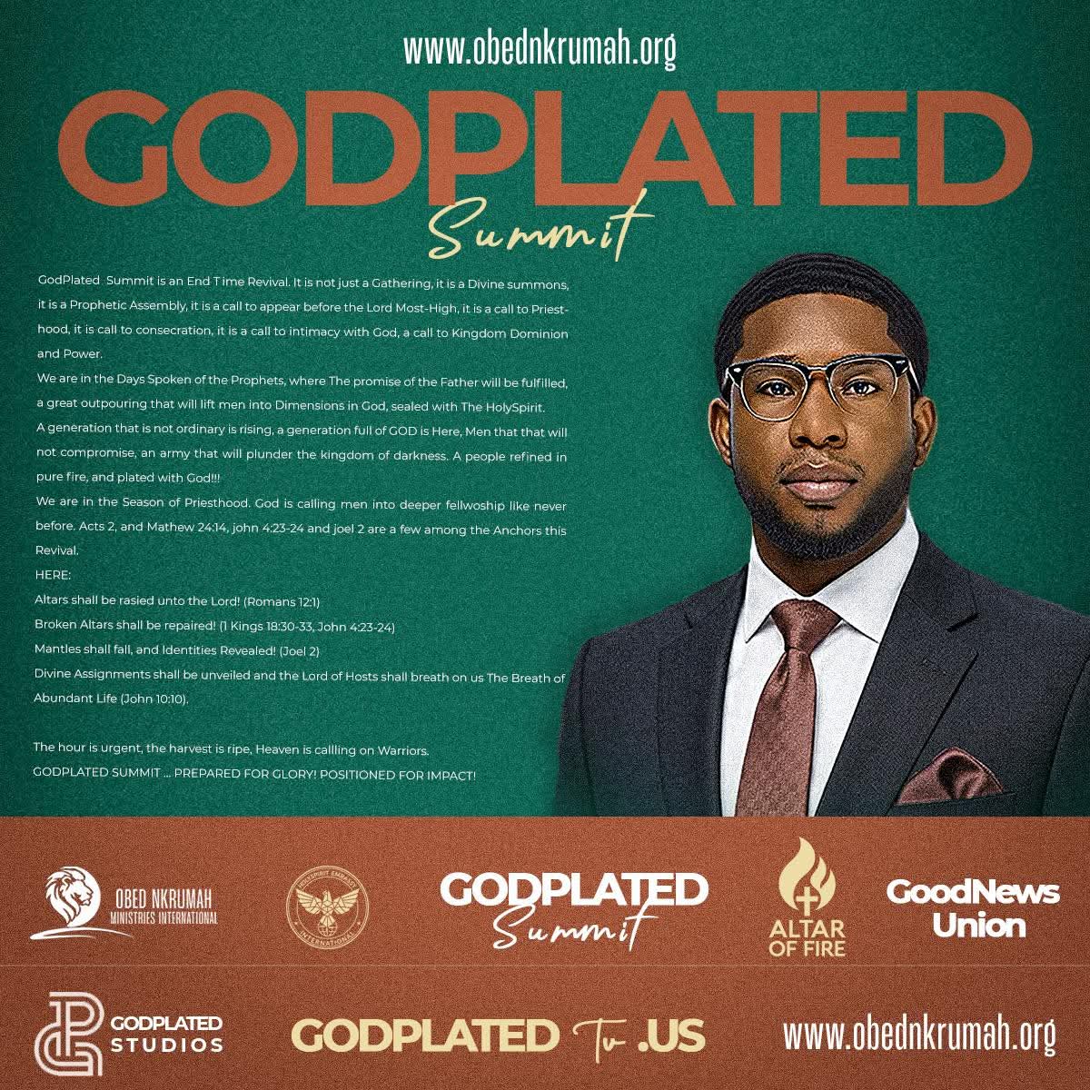 GodPlated Summit! An End-Time Revival 🔥.